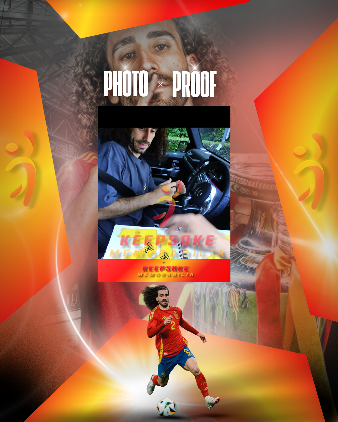 Marc Cucurella Signed - Video/Photo Proof - COA - Spain