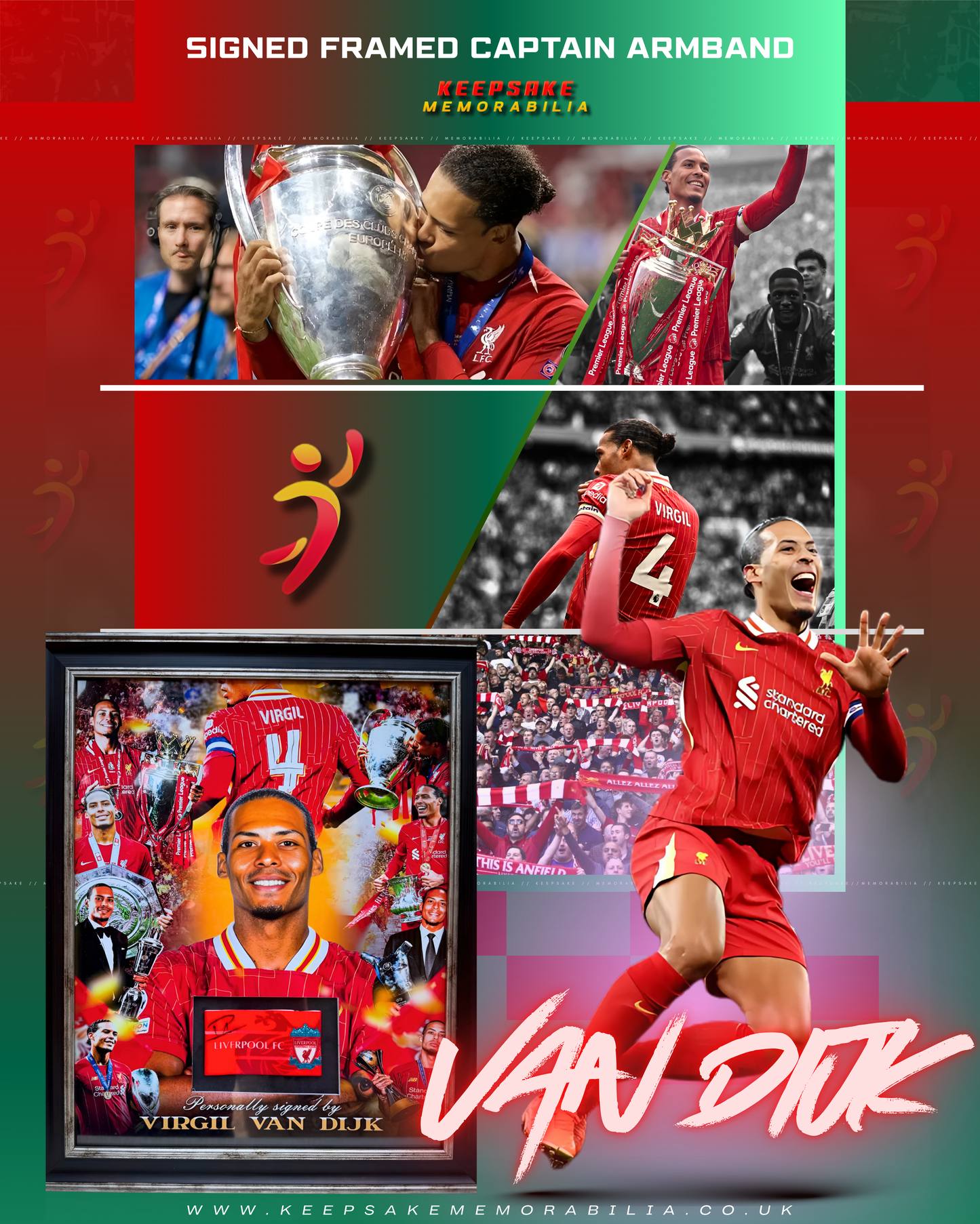 Virgil Van Dijk Signed - Video/Photo Proof - COA - Liverpool
