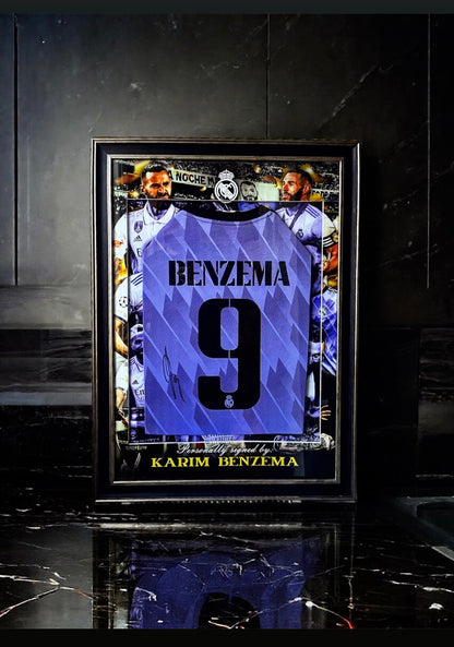 Karim Benzema Signed  - Video/Photo Proof - COA - Real Madrid