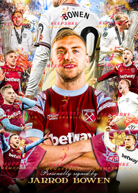 Jarrod Bowen Signed  -  Video/Photo Proof  - COA - West Ham