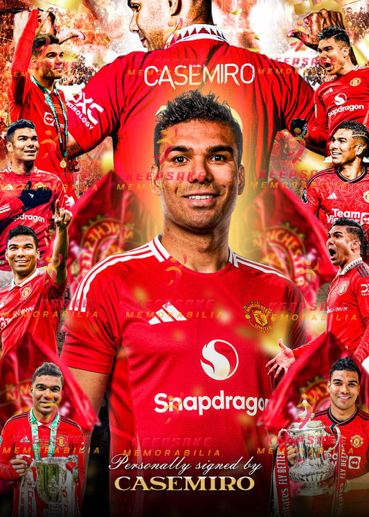 Casemiro Signed  -  Video/Photo Proof  - COA - Manchester United