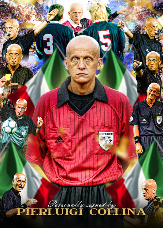 Pierluigi Collina Signed  -  Video/Photo Proof  - COA -