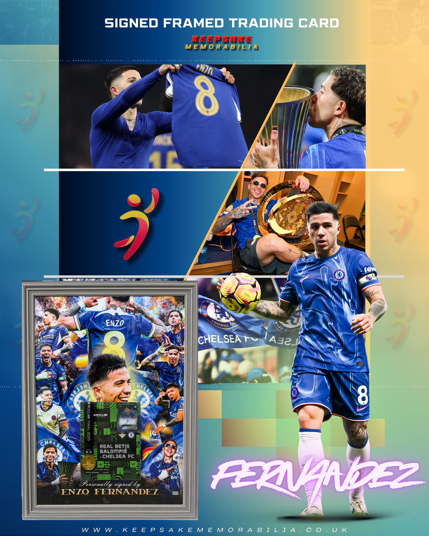 Enzo Fernandez Trading Cards - COA - Chelsea