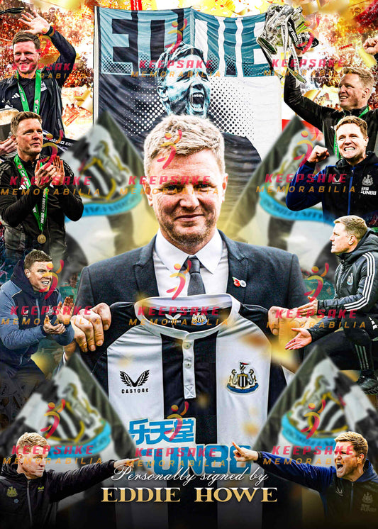 Eddie Howe Signed  - Video/Photo Proof  - COA - Newcastle