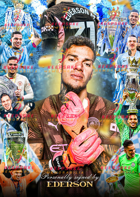 Ederson Signed  -  Video/Photo Proof  - COA - Manchester City