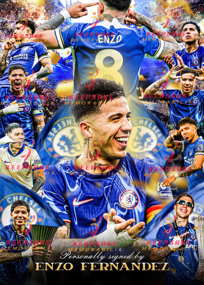Enzo Fernandez Trading Cards - COA - Chelsea