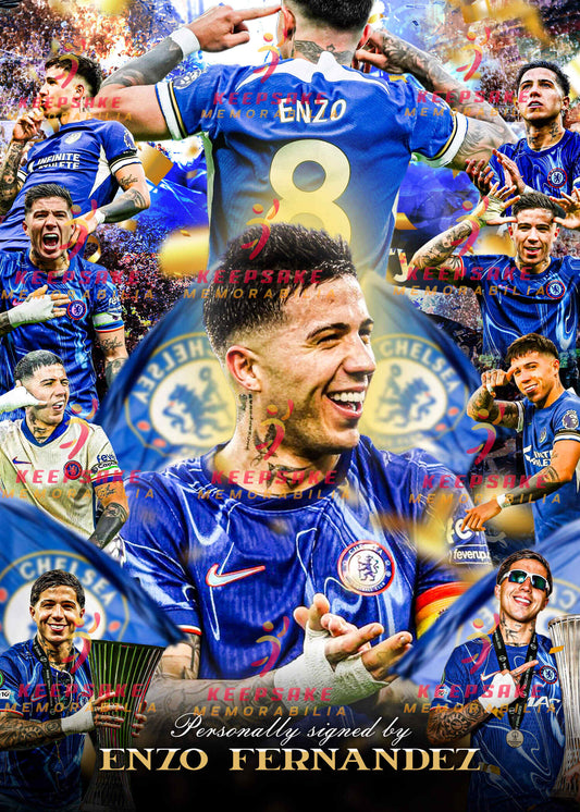 Enzo Fernandez Trading Cards - COA - Chelsea