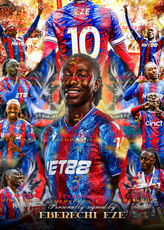 Eberechi Eze Signed  - Video/Photo Proof  - COA - Crystal Palace