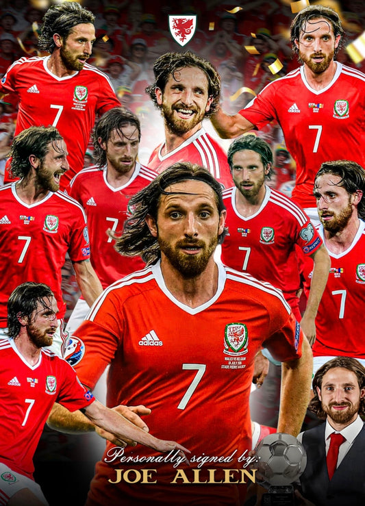 Joe Allen Signed - Video/Photo Proof - COA - Wales