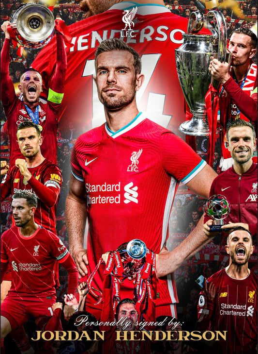 Jordan Henderson Signed  - Video/Photo Proof - COA - Liverpool