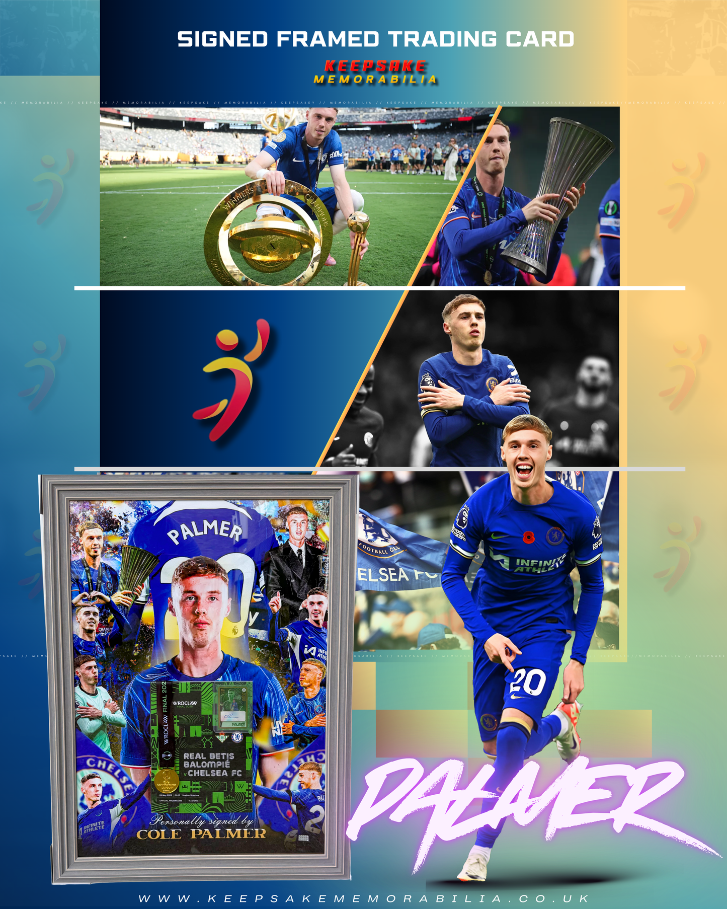Cole Palmer Trading Cards - COA - Chelsea