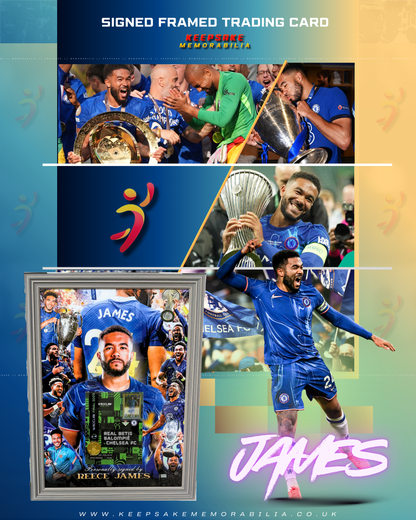 Reece James Trading Cards - COA - Chelsea