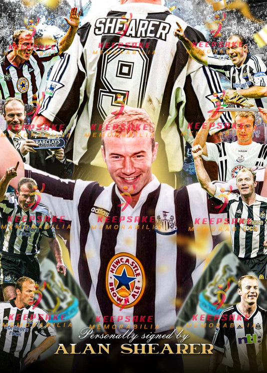 Alan Shearer Signed  - Video/Photo Proof  - COA - Newcastle