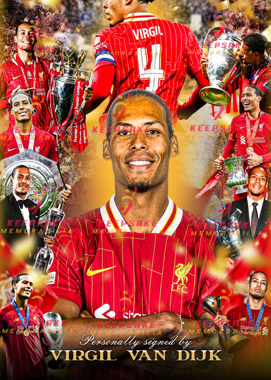 Virgil Van Dijk Signed  - Video/Photo Proof  - COA - Liverpool