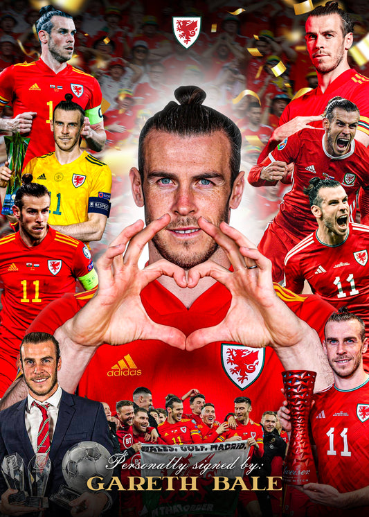 Gareth Bale Signed - Video/Photo Proof - COA - Wales