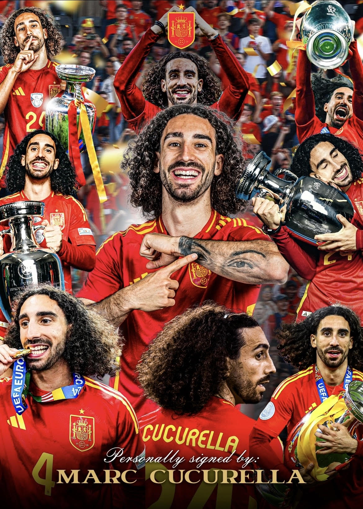 Marc Cucurella Signed  - Video/Photo Proof - COA - Spain