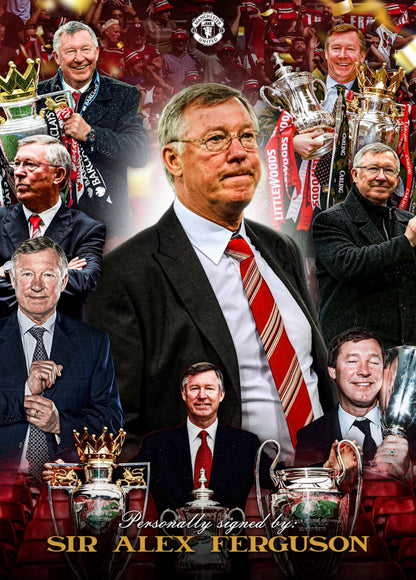 Sir Alex Ferguson Signed - Video/Photo Proof - COA - Manchester United