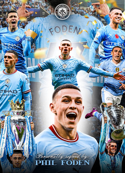 Phil Foden Signed - Video/Photo Proof - COA - Manchester City