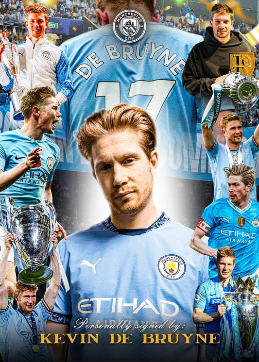 Kevin DeBruyne Signed  - Video/Photo Proof  - COA - Manchester City