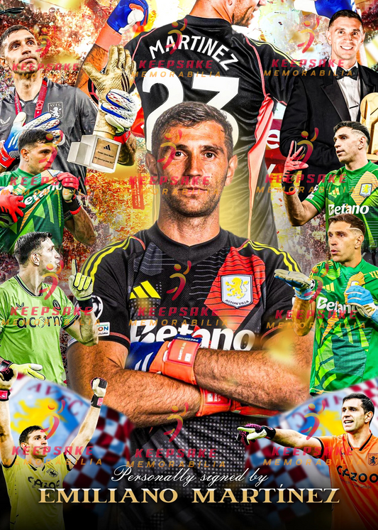 Emiliano Martinez Signed  -  Video/Photo Proof  - COA - Aston Villa