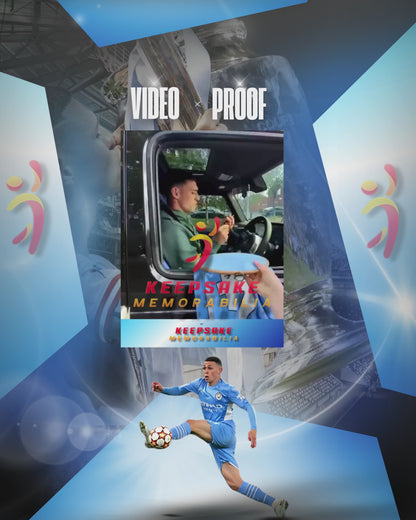 Phil Foden Signed - Video/Photo Proof - COA - Manchester City