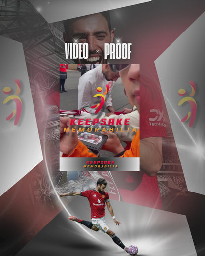 Bruno Fernandes Signed - Video/Photo Proof - COA - Manchester United