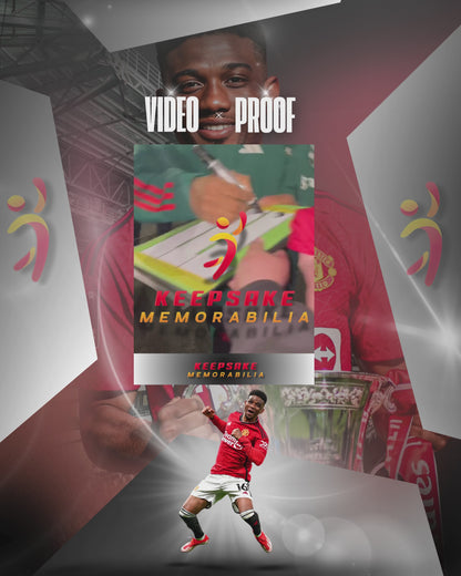 Amad Diallo Signed  - Video/Photo Proof  - COA - Manchester United