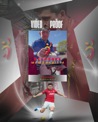 Harry Maguire Signed  -  Video/Photo Proof  - COA - Manchester United