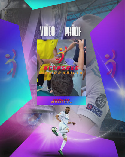 Karim Benzema Signed  - Video/Photo Proof - COA - Real Madrid