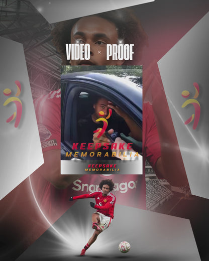 Joshua Zirkzee Signed  -  Video/Photo Proof  - COA - Manchester United