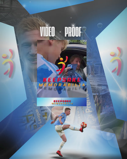 Kevin DeBruyne Signed  - Video/Photo Proof  - COA - Manchester City