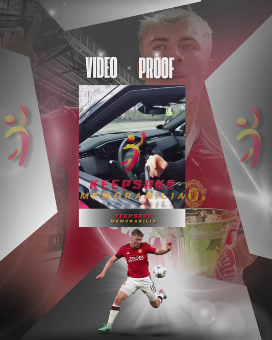 Rasmund HojLund Signed  - Video/Photo Proof - COA - Manchester United