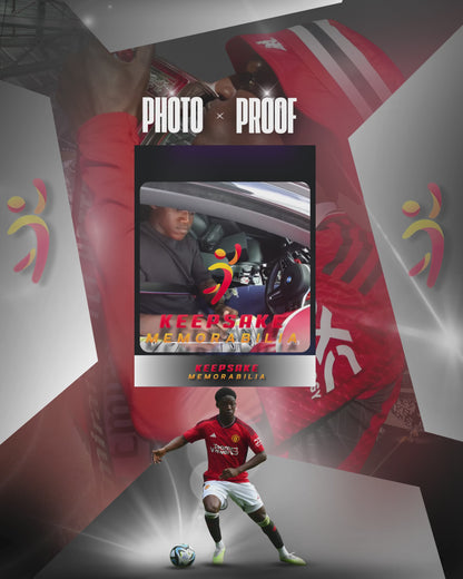 Kobbie Mainoo Signed  -  Video/Photo Proof  - COA - Manchester United