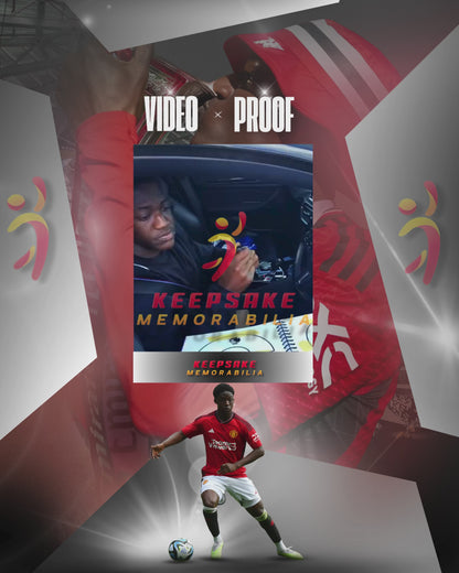 Kobbie Mainoo Signed  -  Video/Photo Proof  - COA - Manchester United