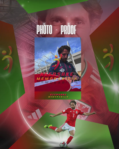 Joe Allen Signed - Video/Photo Proof - COA - Wales