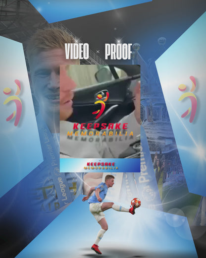 Kevin DeBruyne Signed  - Video/Photo Proof  - COA - Manchester City