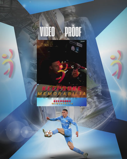 Phil Foden Signed - Video/Photo Proof - COA - Manchester City