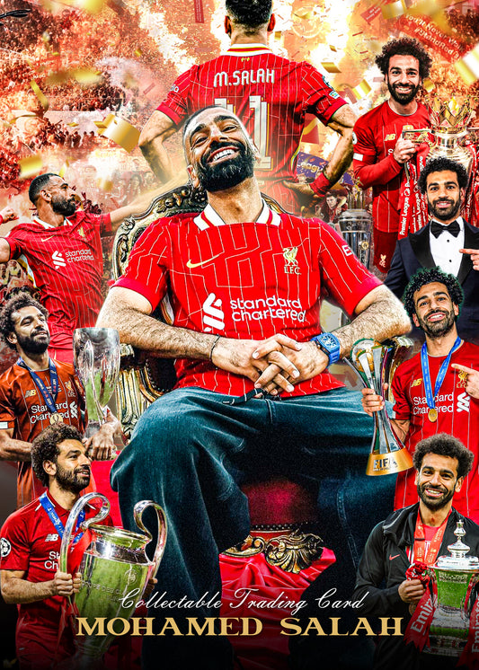 Mo Salah Trading Cards - COA - Liverpool